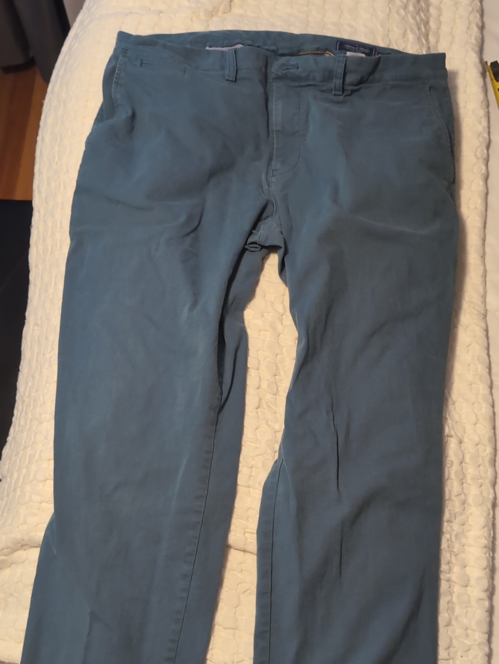 Vineyard Vines Slim Fit Breaker Pants Blue Chinos 38x30